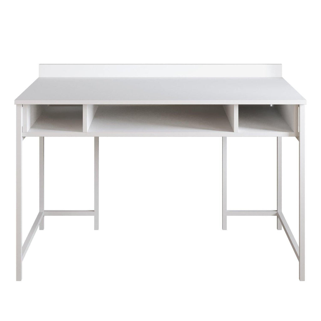 Tumata 47" Desk with Open Shelves & Metal Frame