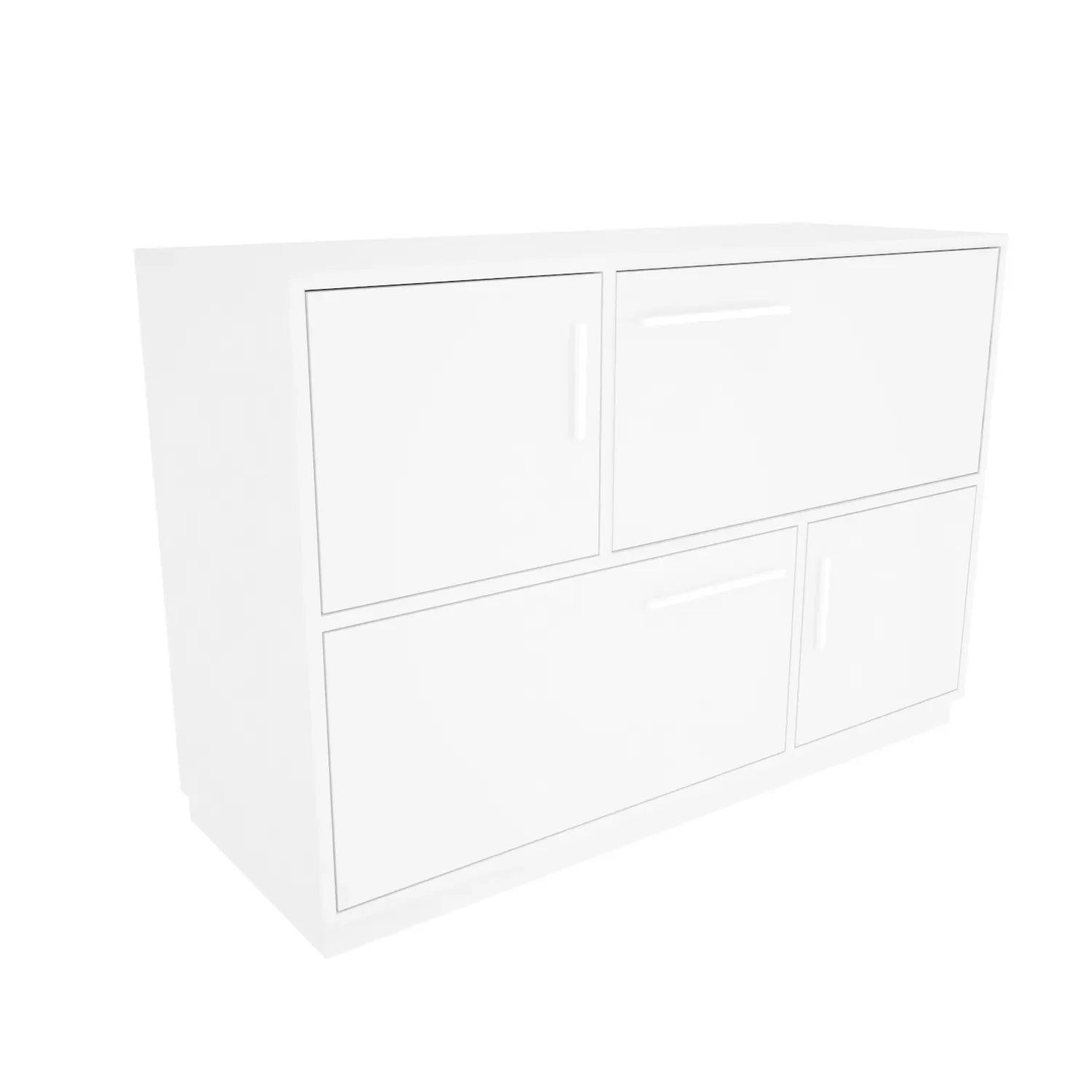 Mares 47" Sideboard with 4 Cabinets