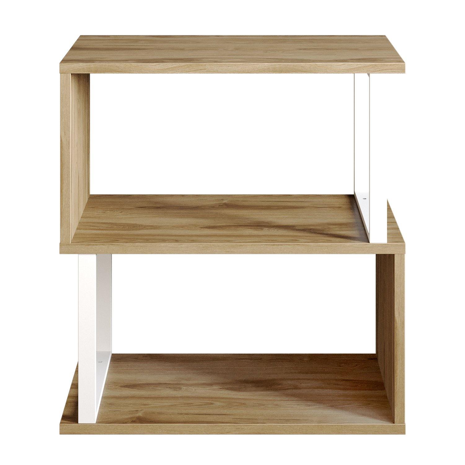 Lima Side Table with Metal Frame, 25"