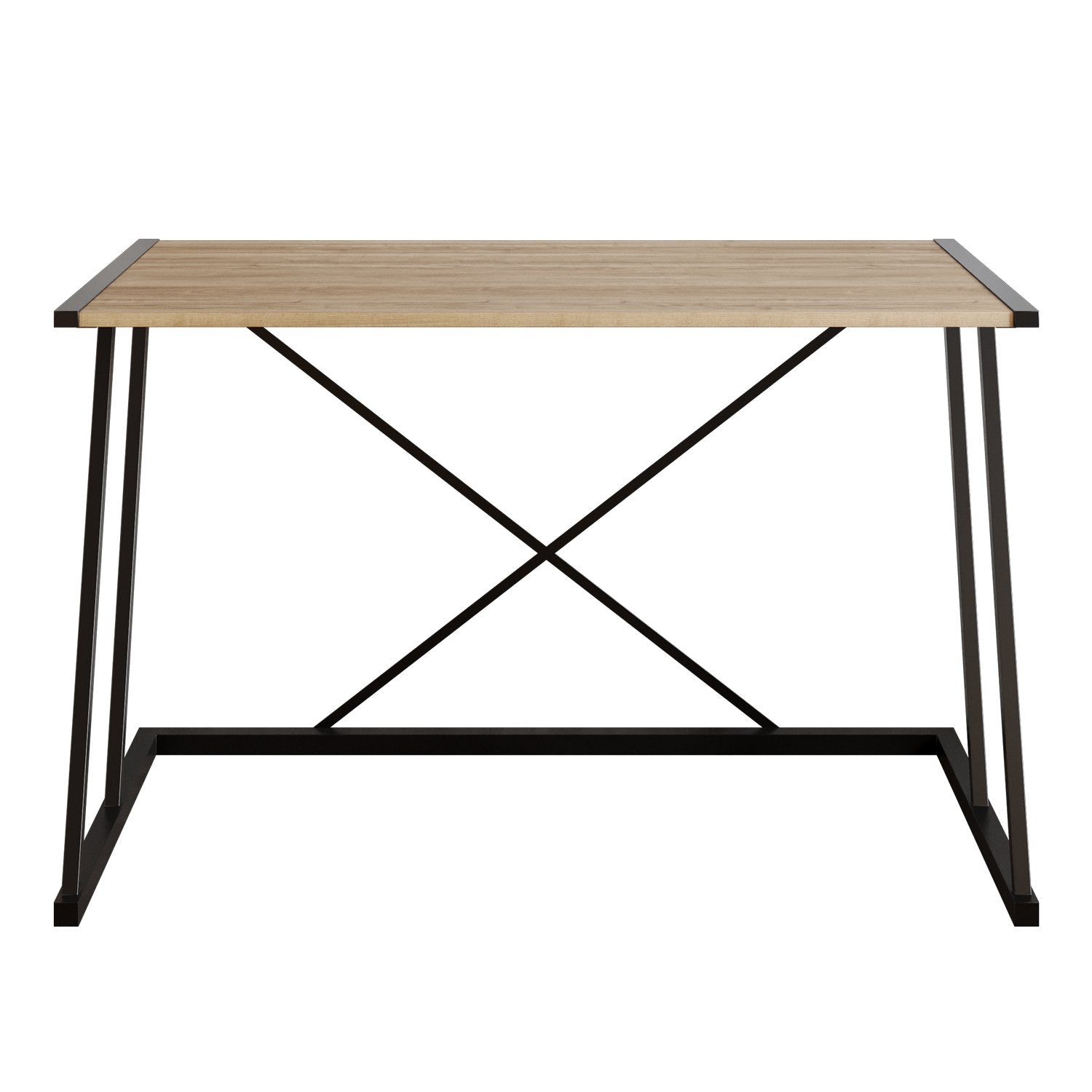 Anemon 47" Desk with Crossbar Metal Frame