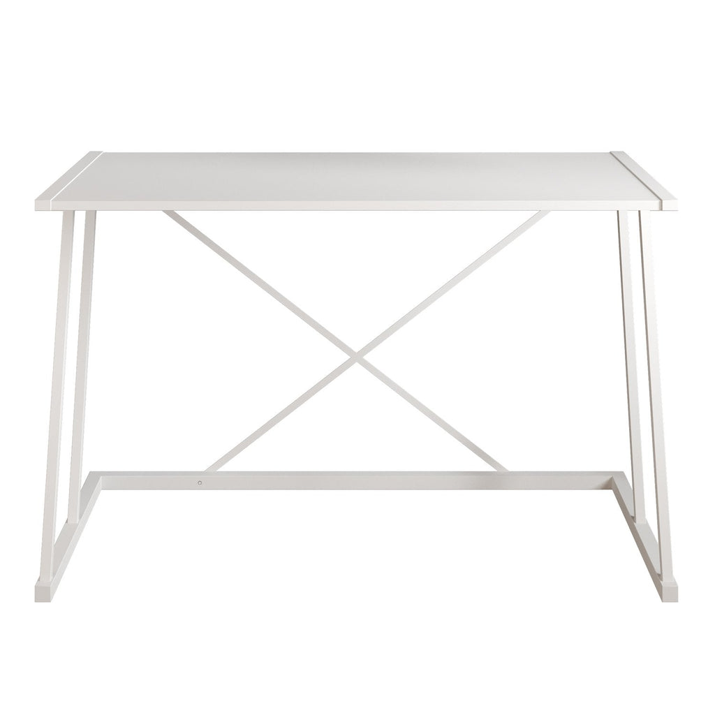 Anemon 47" Desk with Crossbar Metal Frame