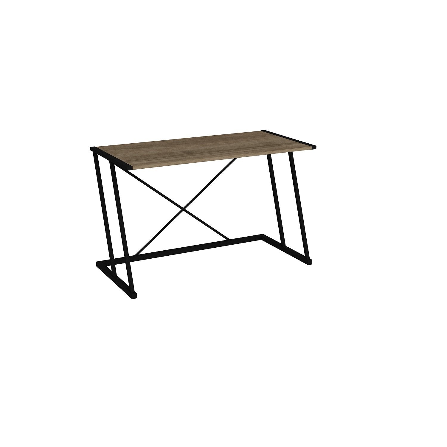 Anemon 47" Desk with Crossbar Metal Frame