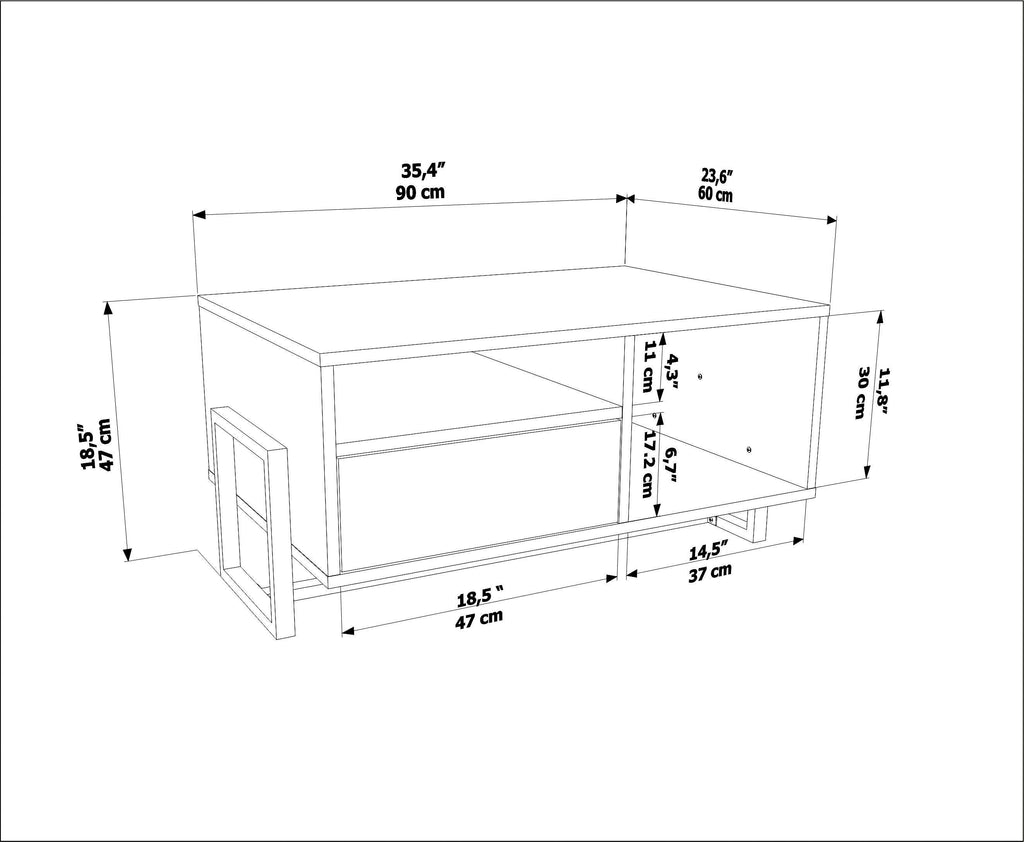 Utopia Storage Coffee Table