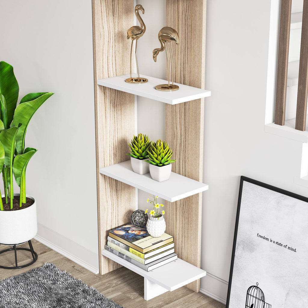Alice 5-Tier Corner Bookcase