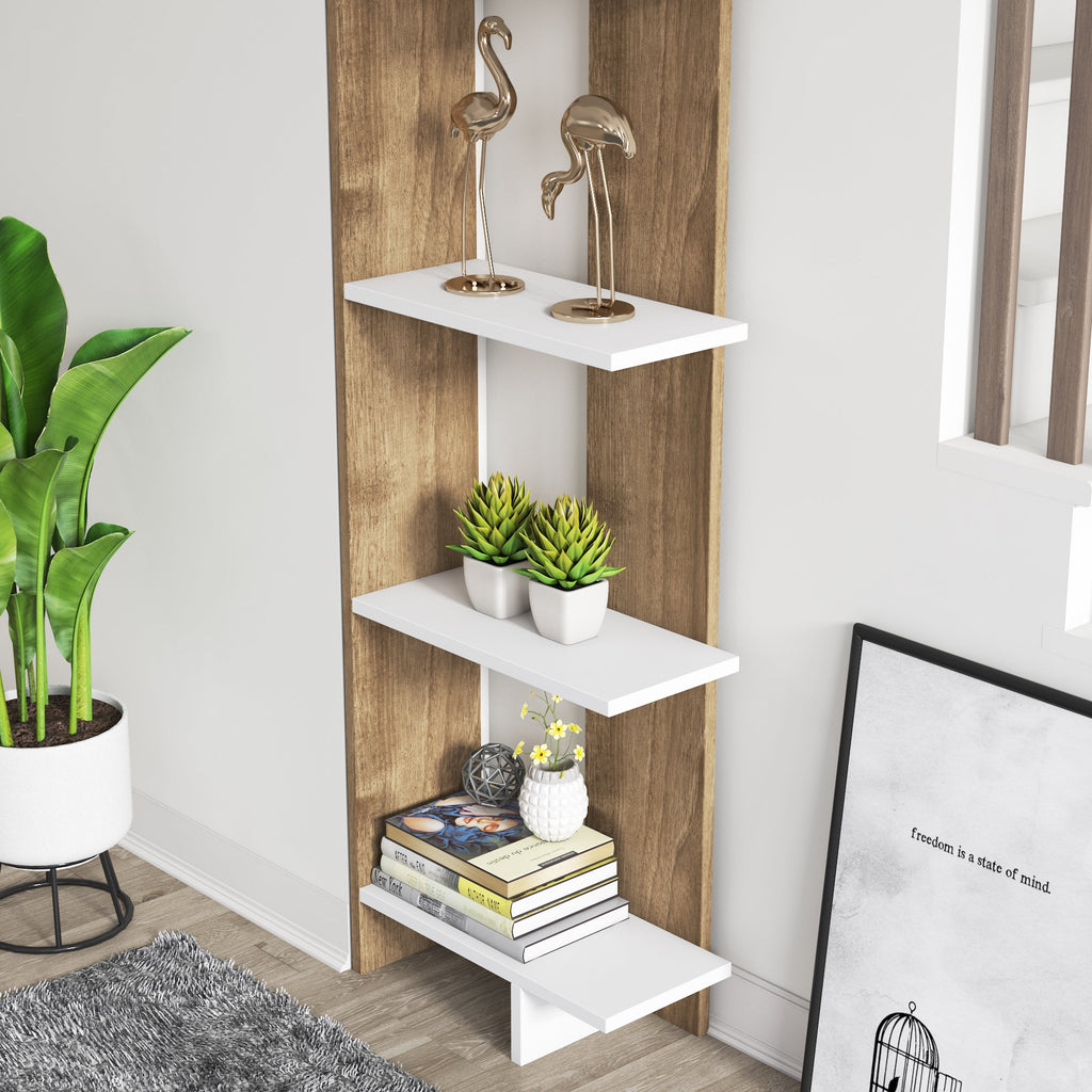 Alice 5-Tier Corner Bookcase