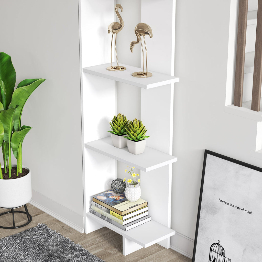 Alice 5-Tier Corner Bookcase