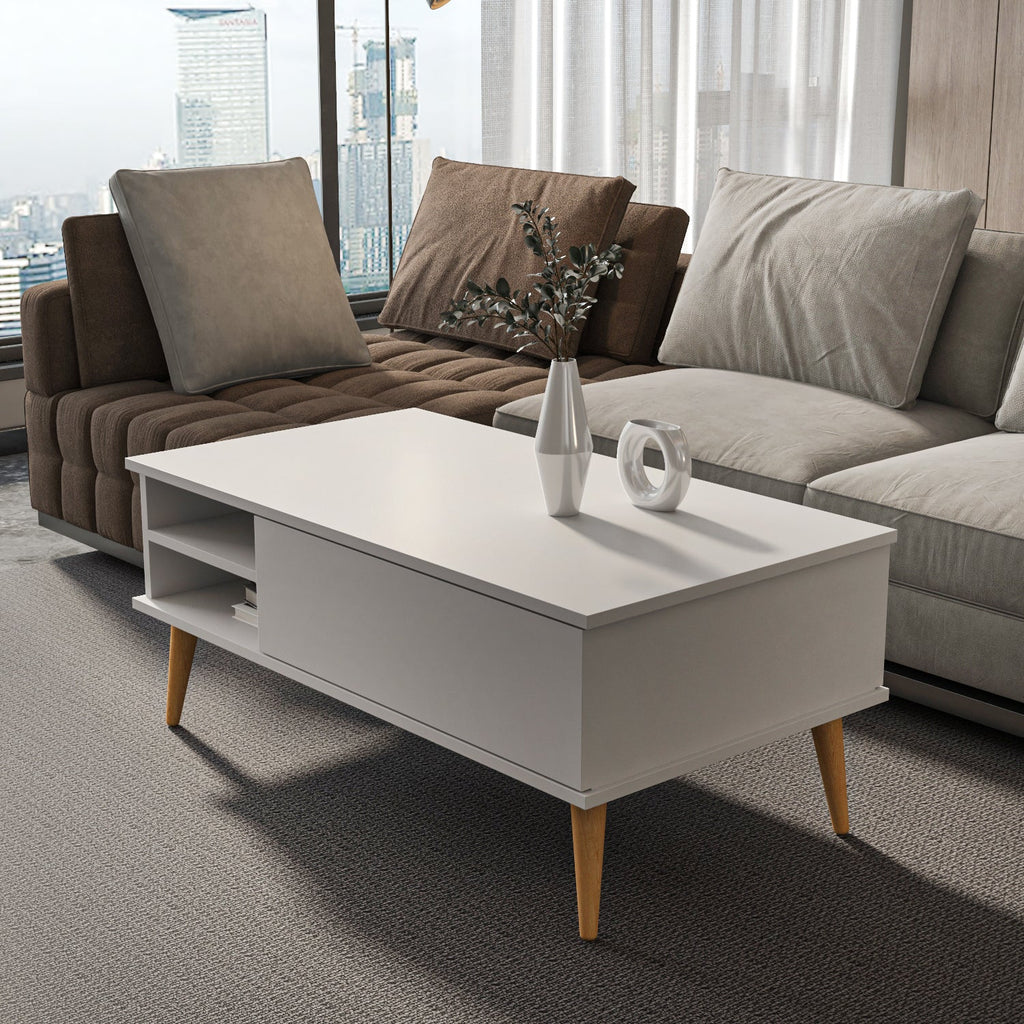 Como Hidden-Storage Coffee Table