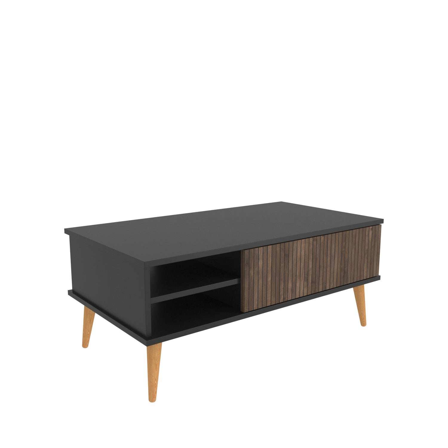 Como Hidden-Storage Coffee Table