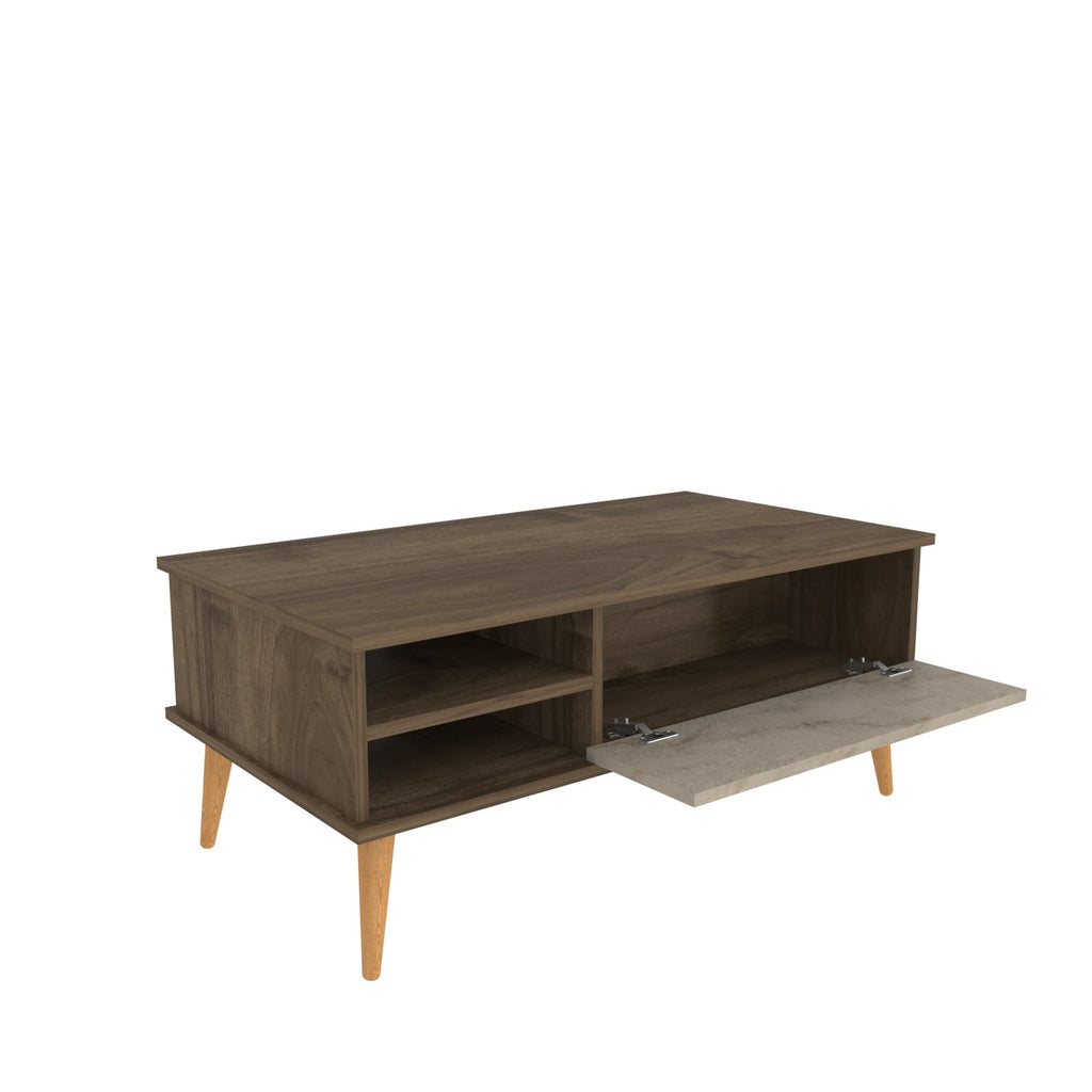 Como Hidden-Storage Coffee Table