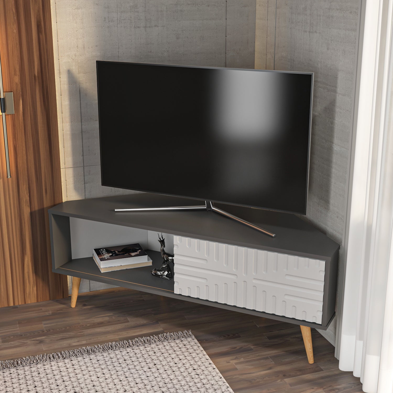Mora Corner TV Stand