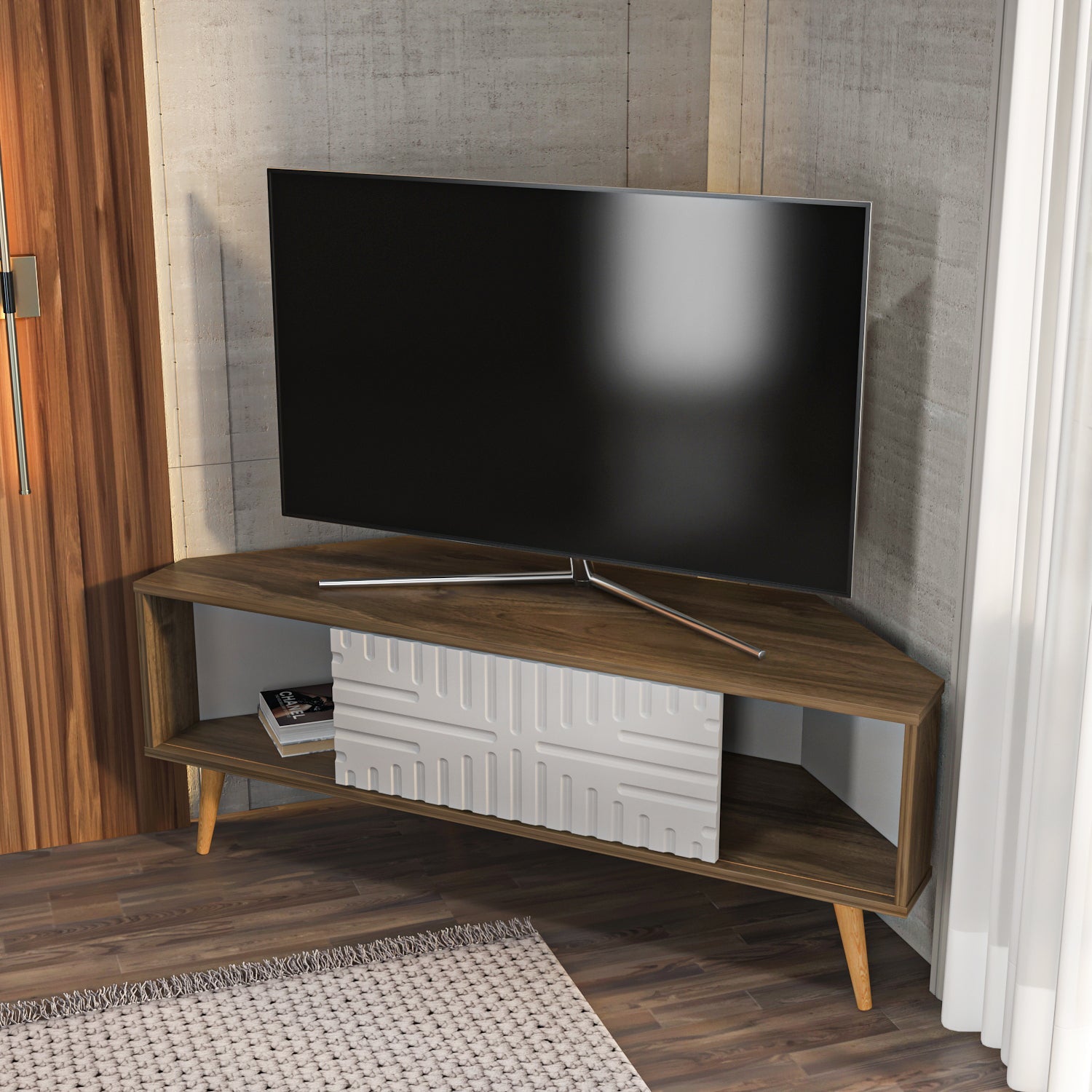 Mora Corner TV Stand