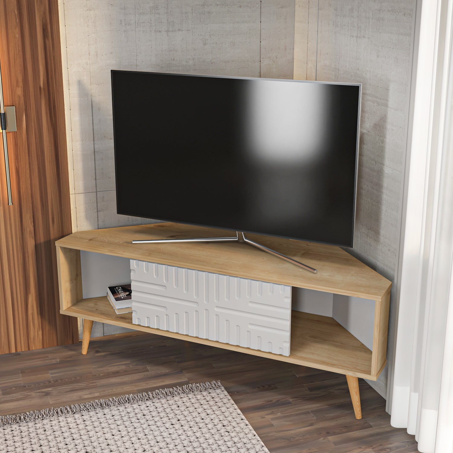 Mora Corner TV Stand