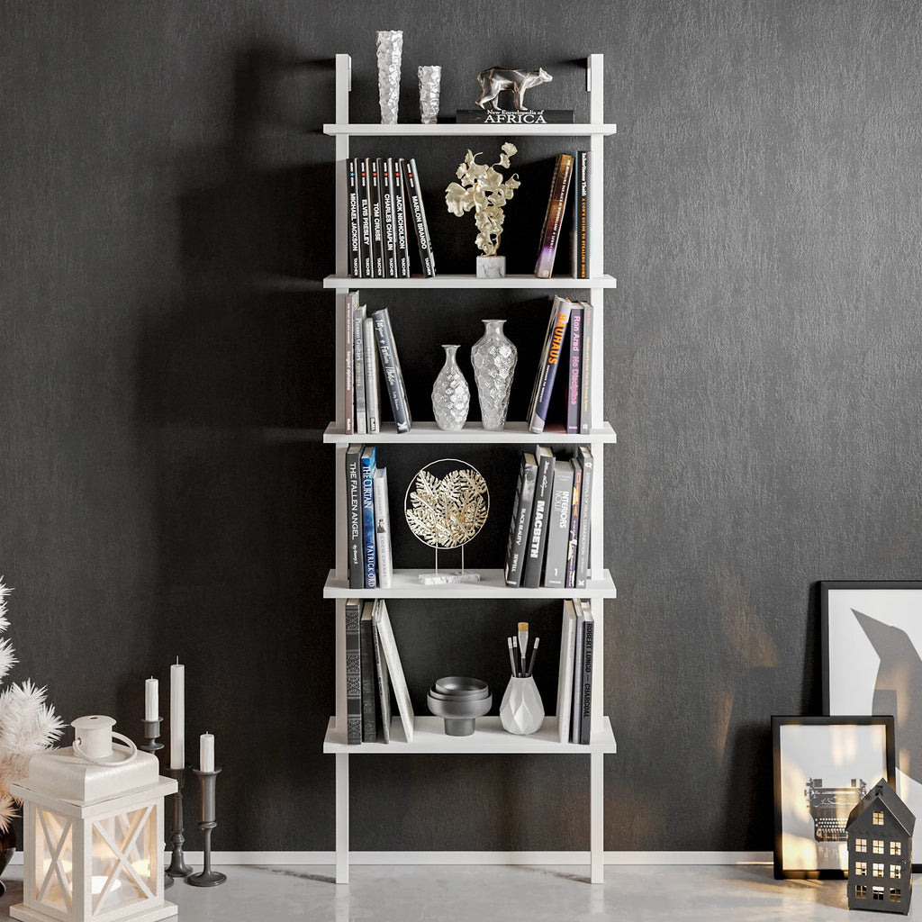 Piante 68" Ladder Bookcase, 5 Shelves