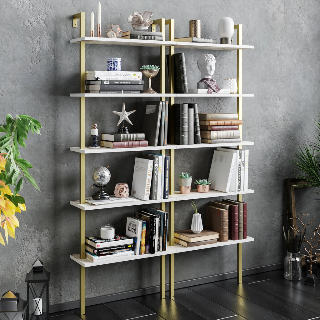 Piante 68" Ladder Bookcase, 5 Shelves