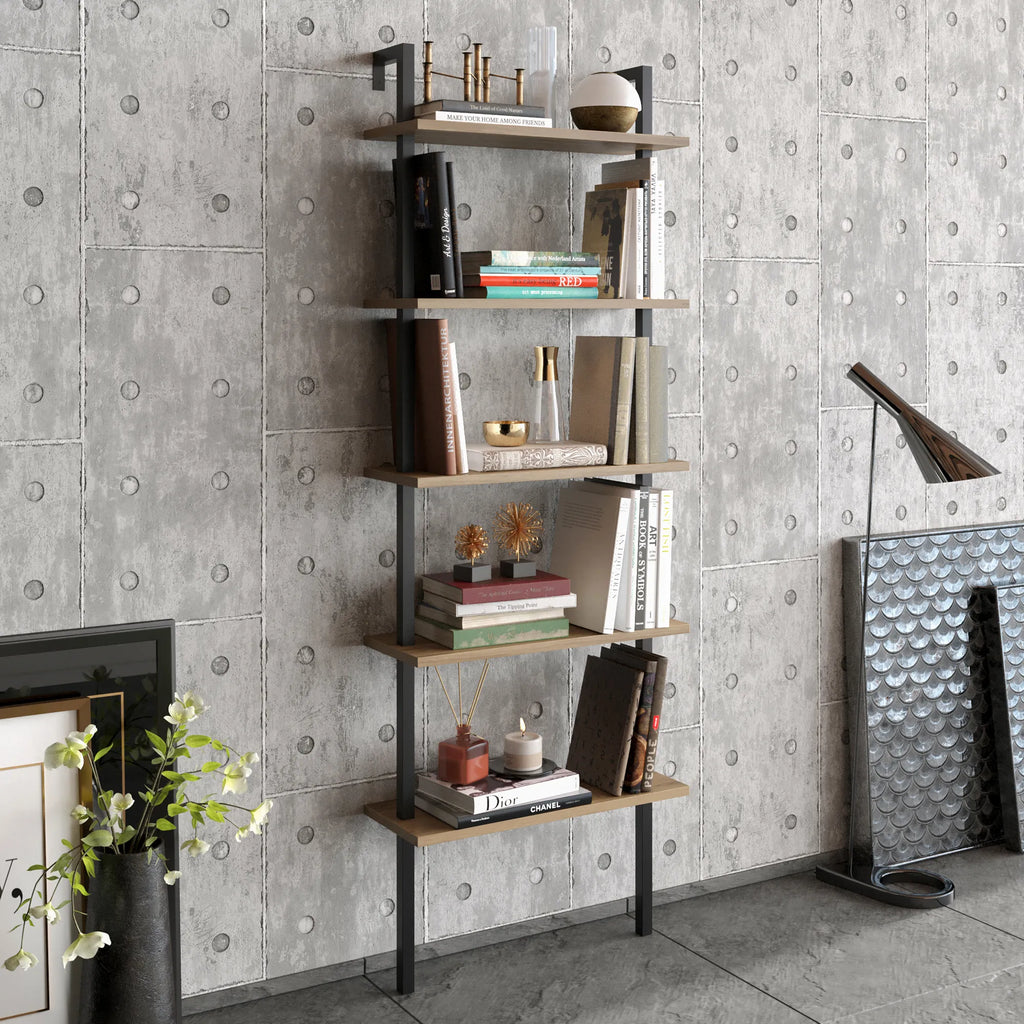 Piante 68" Ladder Bookcase, 5 Shelves
