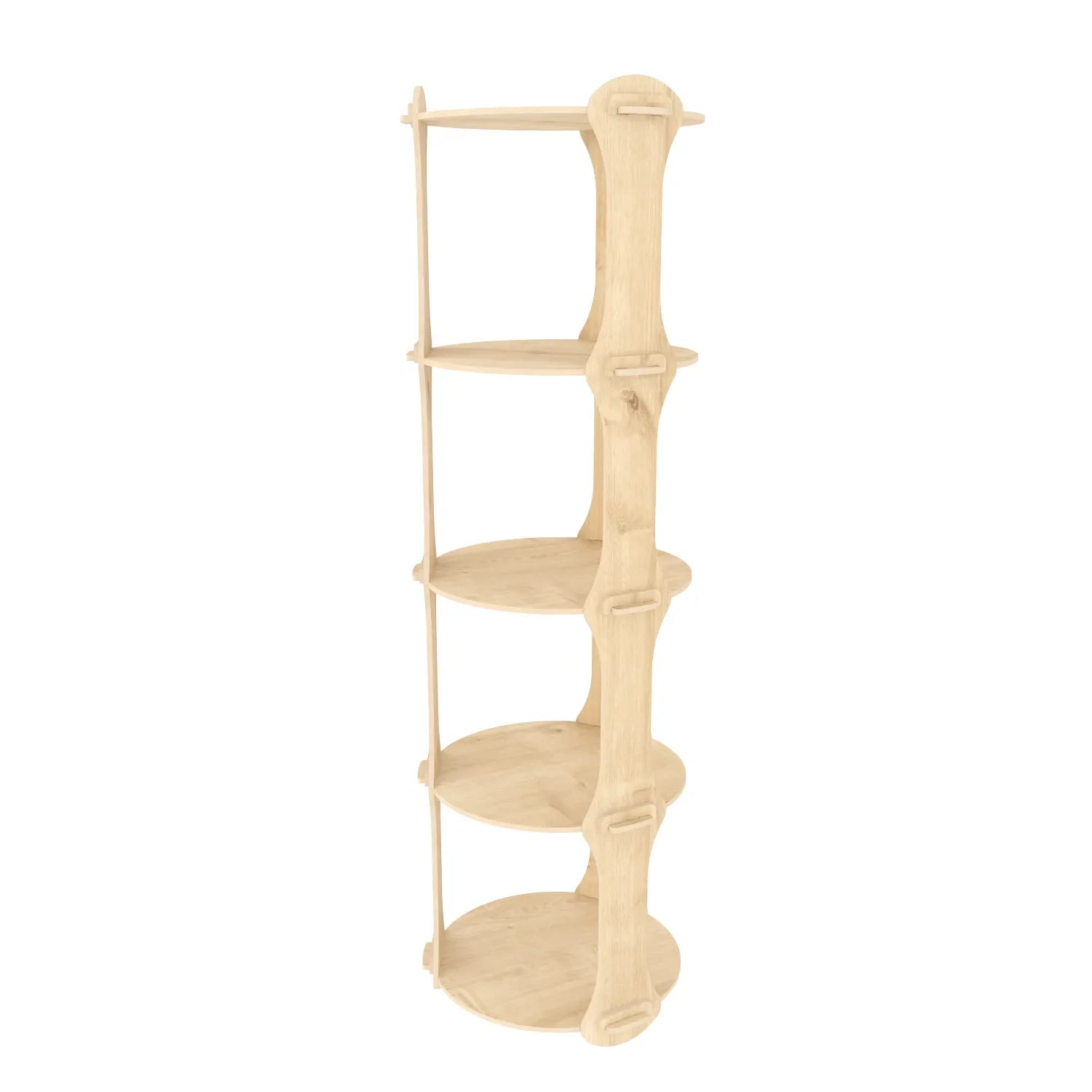 Yuvar Tall Narrow Bookcase