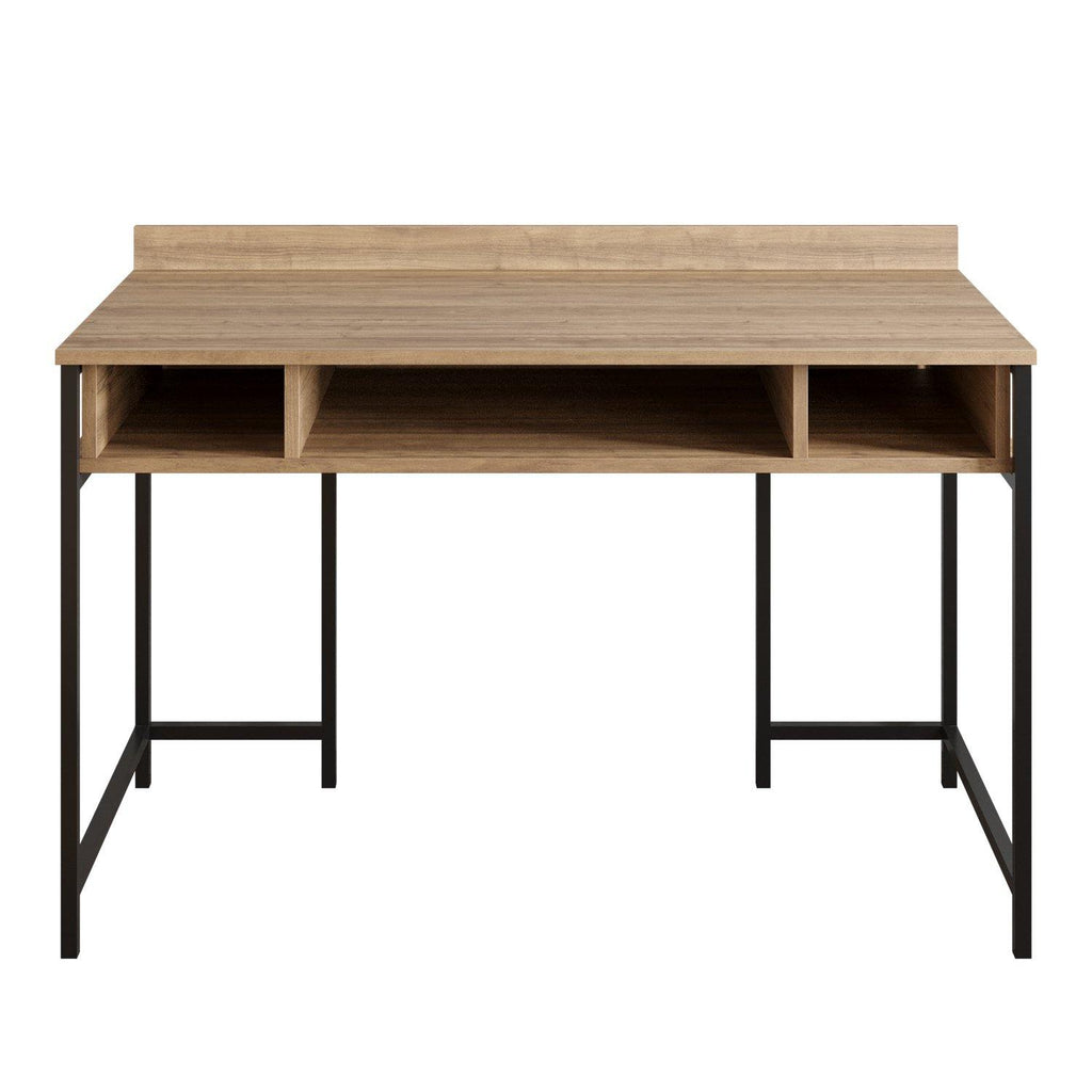 Tumata 47" Desk with Open Shelves & Metal Frame