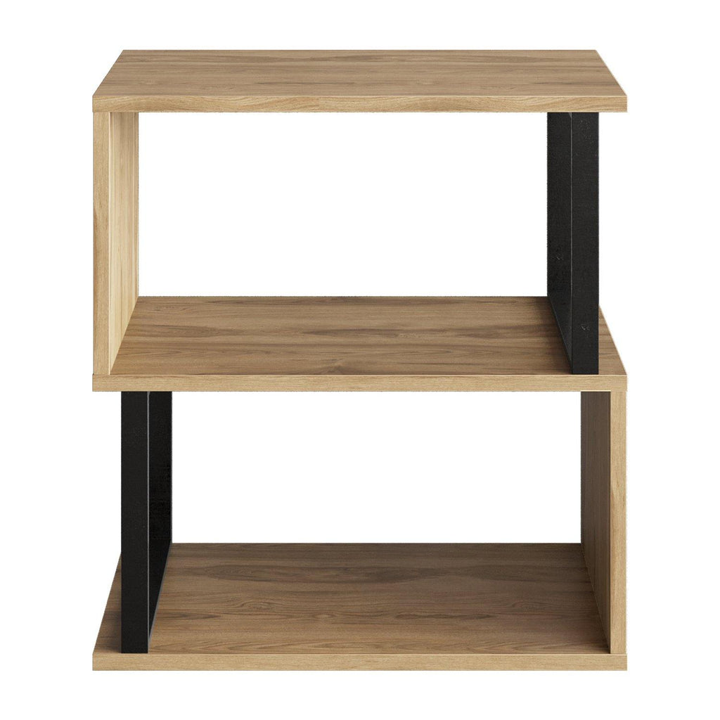Lima Side Table with Metal Frame, 25"