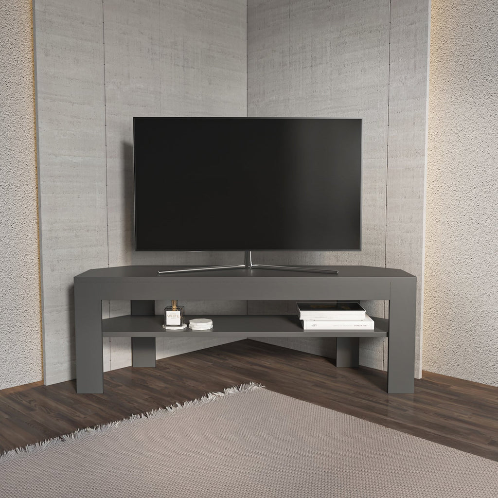 Rita Space-Saving Corner TV Stand