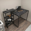 Rino 52" Desk with Built-In Bookshelf