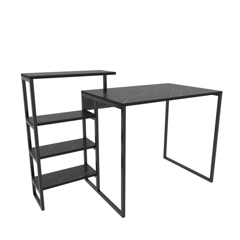 Rino 52" Desk with Built-In Bookshelf
