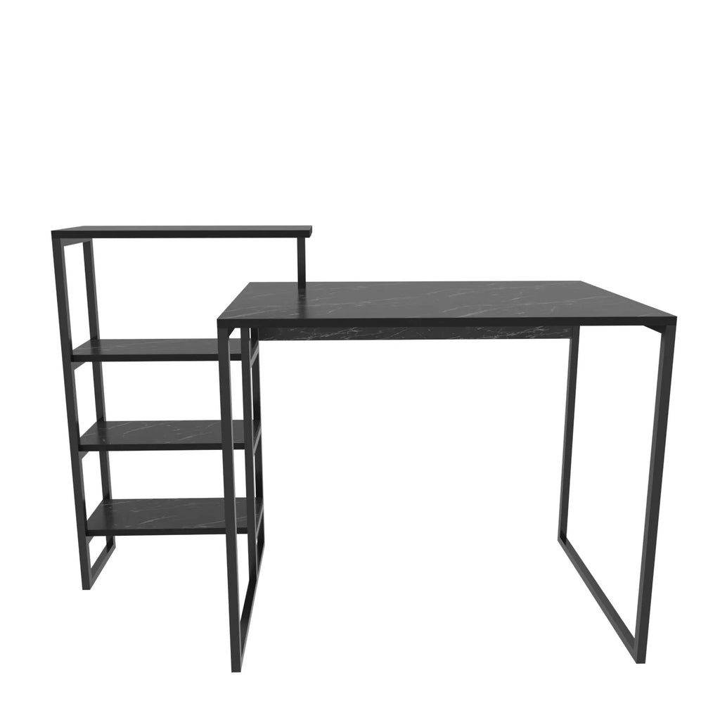 Rino 52" Desk with Built-In Bookshelf